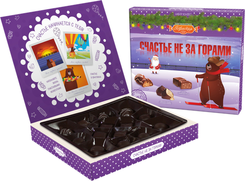 

Набор конфет КФ Пермская Счастье не за горами 215 г упаковка в ассортименте