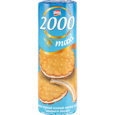 Печенье-сэндвич "BIFA" (ваниль) 500г