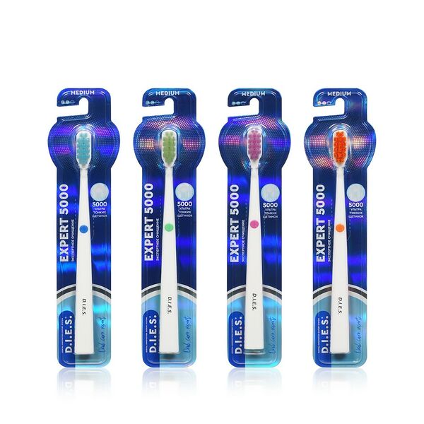 Зубная щетка D.I.E.S. Expert 5000 средняя цвет в ассортименте