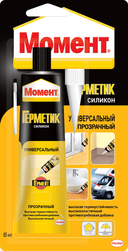 

Герметик силиконовый МОМЕНТ универсальный Арт. 606037, 85г