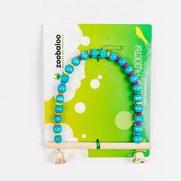 Игрушка для птиц Zoobaloo Качели Африка 17 см