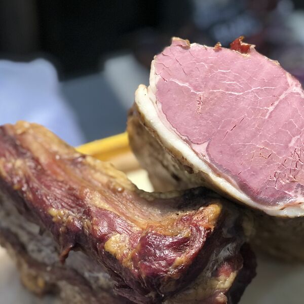 Говядина Сванская соль варенокопченая на развес