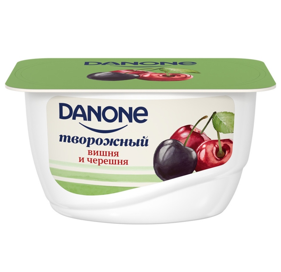 

Продукт творожный Danone Вишня-черешня 3.6% 130 г