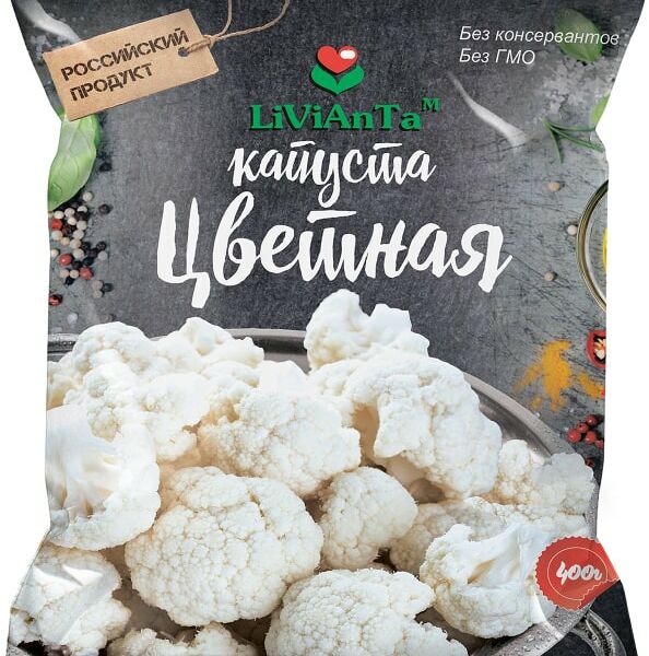 Цветная капуста Livianta 400г