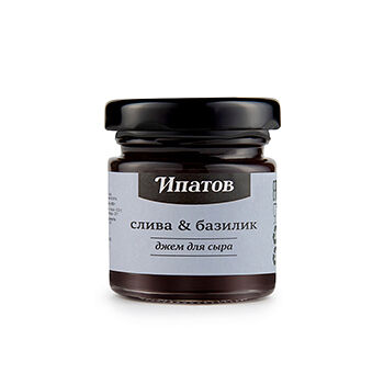 Джем для сыра «Слива & базилик», «Ипатов», 40 г, Россия