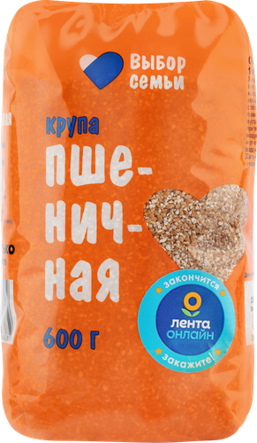 

Крупа пшеничная Выбор семьи 600 г