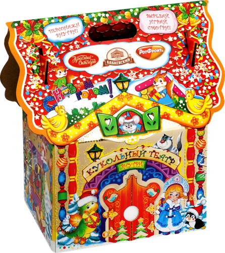 

Новогодний подарок Объединенные кондитеры Терем-Теремок 800 г дизайн упаковки в ассортименте