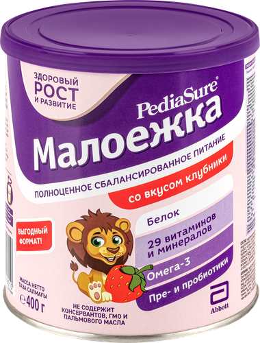 

Смесь сухая PediaSure Малоежка со вкусом Клубники 400 г