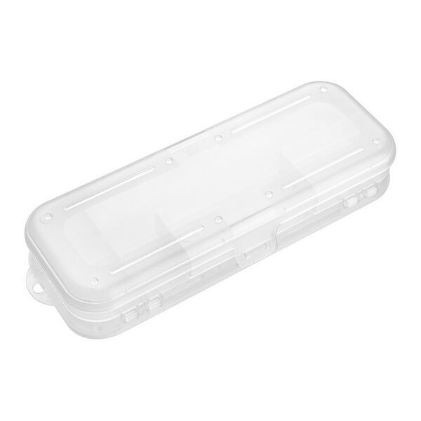 Органайзер пластмассовый с крышкой двухсторонний 22,3*8,5*4,5 см (арт. 4332268, код 603248) Эконова