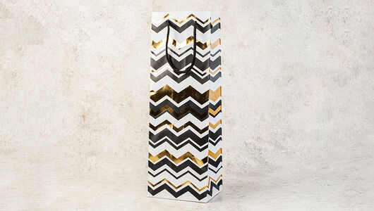 Пакет подарочный ламинированный под бутылку