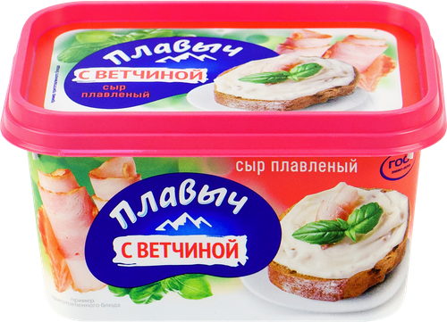 

Сыр плавленый ПЛАВЫЧ с ветчиной 45%, без змж, 400г