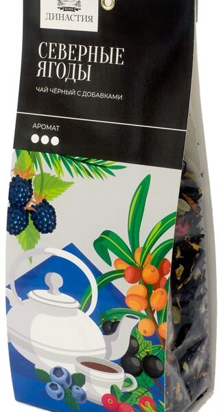 Чай черный Династия Северные ягоды 100г