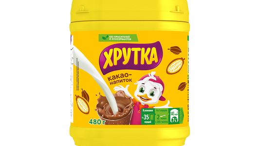 Какао ХРУТКА банка, 480 г