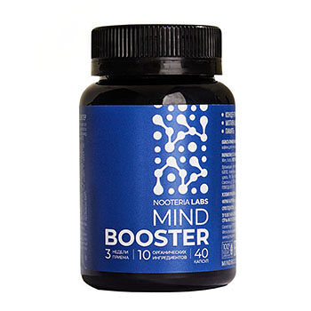 БАД Nooteria Labs Mind Booster 40 капсул, Россия