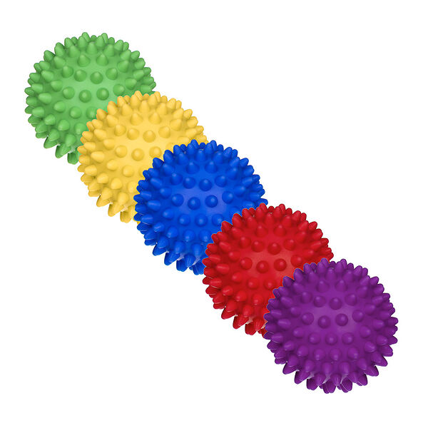 Массажёр Silapro ёжик 7 см, пвх, 41 г, 5 цветов