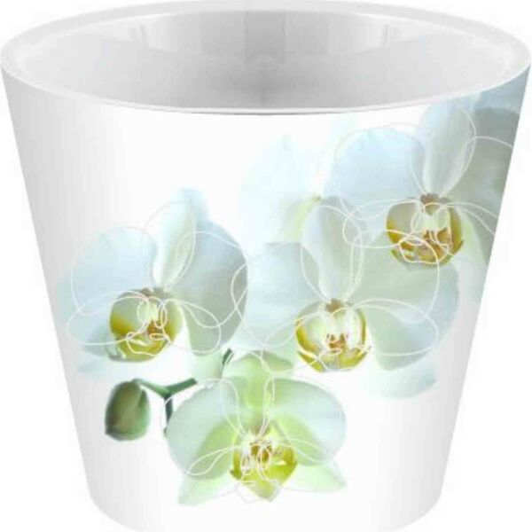 Горшок для цветов InGreen London Orchid Deco цвет: белая орхидея