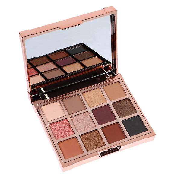 Юниlook розовое золото палетка теней 12 шт, 14 г, пр-21