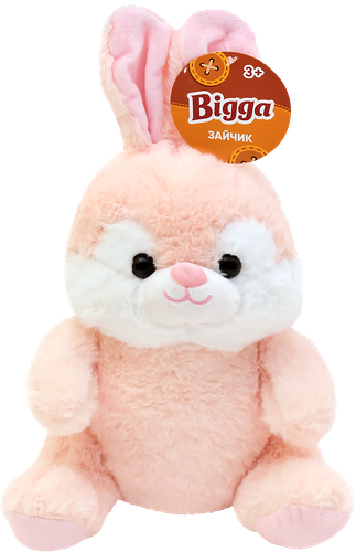 Игрушка мягкая Bigga Зайчик 25см, Арт. mu221016
