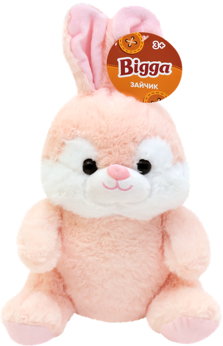 

Игрушка мягкая Bigga Зайчик 25см, Арт. mu221016