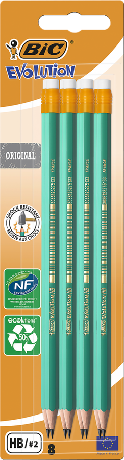

Набор чернографитовых карандашей BIC Evolution Ecolutions Graphite 655 8 шт.