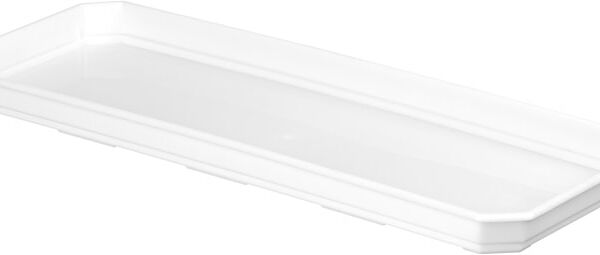 Поддон IdiLand Basil для ящика балконного белый 40см