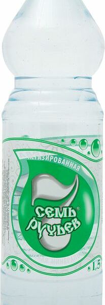 Вода Семь ручьев Окуловская минеральная негазированная, 1.5л