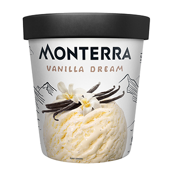 

Мороженое Monterra Ванильное 252 г