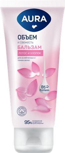 

Бальзам для волос Aura Объем и Свежесть 250 мл