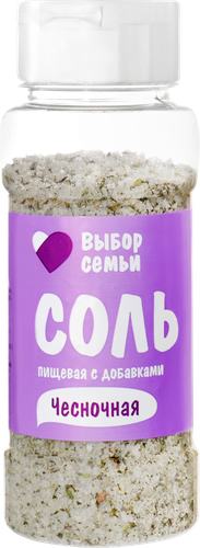 

Соль ВЫБОР СЕМЬИ Чесночная, 180г
