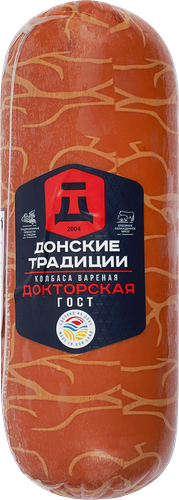 Колбаса вареная Донские Традиции Докторская ГОСТ весовая