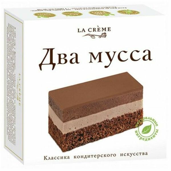 Торт La Creme Два Мусса кофе и шоколад 350г