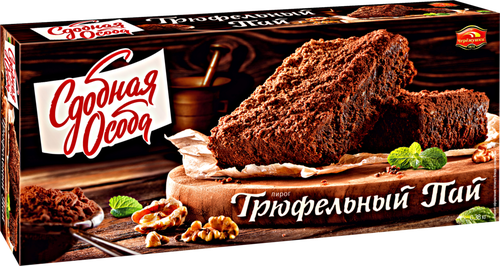 

Пирог Трюфельный Пай Сдобная особа шоколадный 380 г