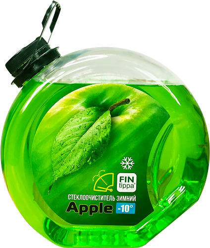 Стеклоочиститель FIN TIPPA 02 Яблоко, до -10 градусов, 3л