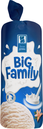 

Мороженое Белая Долина Big Family, со вкусом пломбира 12%, с змж, пакет 600 г