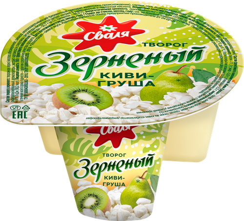 

Творог зерненый Сваля 5% наполнитель Киви, Груша 130 г