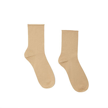 Носки Belle you без резинки бамбук цвет бежевый р.36-37 (23), Китай