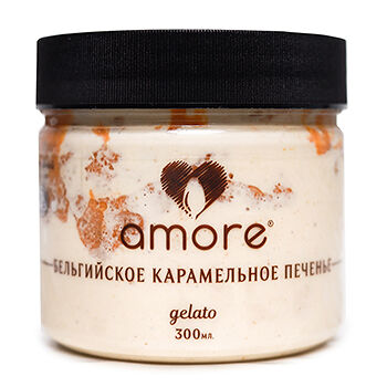 Мороженое Amore Молочное Бельгийское Карамельное Печенье