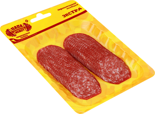 

Колбаса сырокопченая Папа может Экстра нарезка 100 г