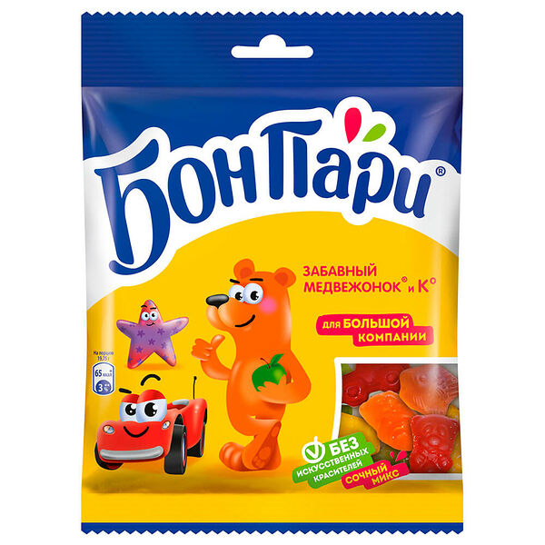 Мармелад жевательный Бон Пари 120г забавный медвежонок и ко Nestle