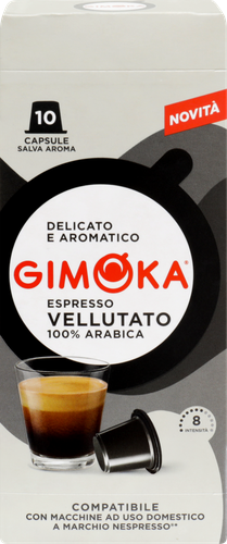 

Кофе в капсулах Gimoka Nespresso Classic Vellutato 10 шт. 55 г