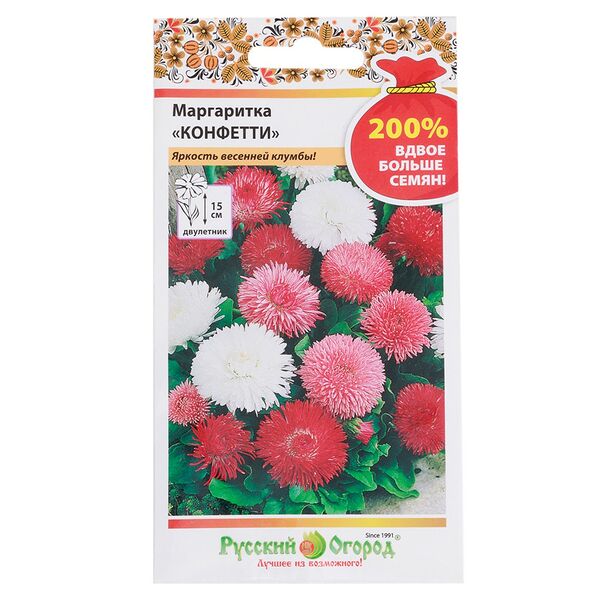 Семена Маргаритка Конфетти 15 г