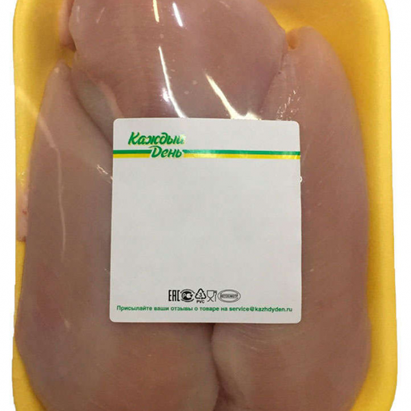 Филе цыпленка-бройлера Каждый день охлажденное (0,8-1 кг), 1 упаковка ~1 кг