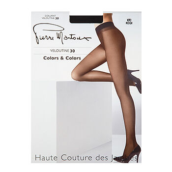 Колготки Pierre Mantoux Collant Veloutine цвет 9000 nero 30 den, размер 3, Италия