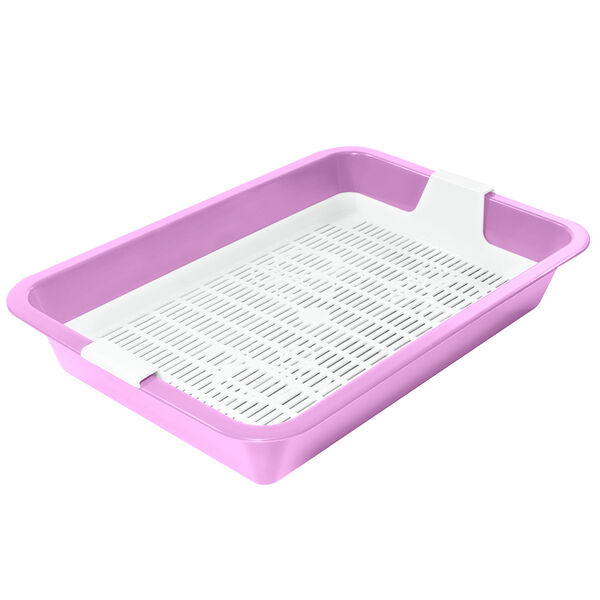 Гамма туалет для кошек с сеткой мини Барсик 32,5 х 23,5 х 6 см.Сиреневый