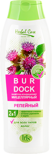 Шампунь-кондиционер для волос Herbal Care Репейный мицеллярный