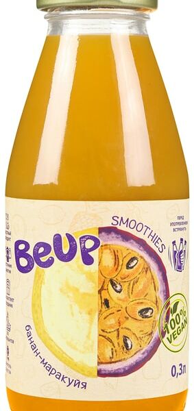Смузи BeUp фруктовый Банан-Маракуйя 300мл