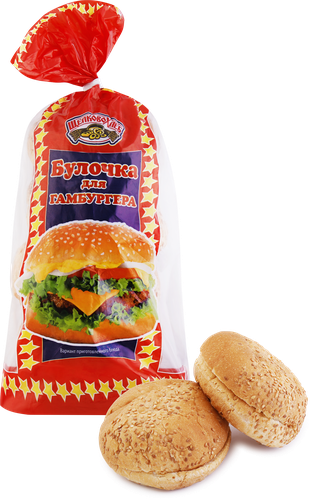 

Булочка для гамбургера Щелковохлеб, 4 шт. 240 г