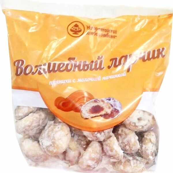 Пряники Волшебный ларчик с молочной начинкой 350г