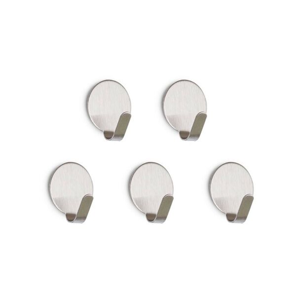 Крючки самоклеящиеся, 5 шт, круг