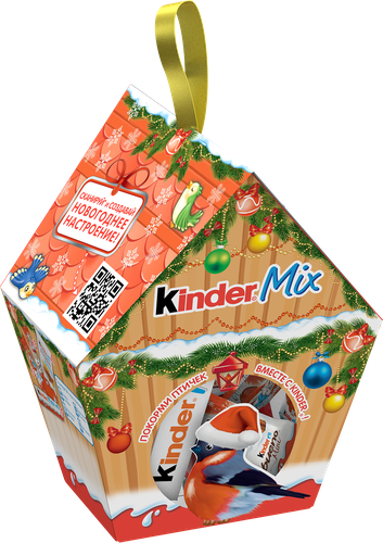 

Подарочный набор Kinder Mix Кормушка для птиц 99.7 г 1 шт. дизайн упаковки в ассортименте